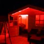 GARTENHAUS MIT NACHT-BELEUCHTUNG